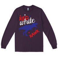 Plum 4th of July Dinosaur Long Sleeve Tee - Bettercallsaul