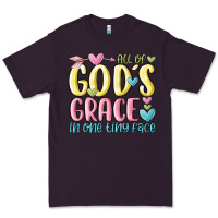 Plum all of god's grace in one tiny face Premium Tee - MaliasSmallBusiness