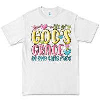 White all of god's grace in one tiny face Premium Tee - MaliasSmallBusiness