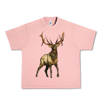 Salmon elk deer Urban Heavy Tee - LillyAllenDesigns