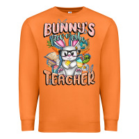 Carrot Bunny's Favorite Teacher Easter Day Premium Sweatshirt - FaDigitalArtStudio