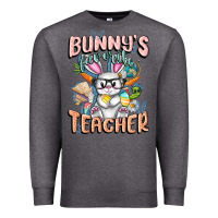 Charcoal Heather Bunny's Favorite Teacher Easter Day Premium Sweatshirt - FaDigitalArtStudio