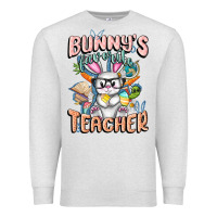 Oatmeal Heather Bunny's Favorite Teacher Easter Day Premium Sweatshirt - FaDigitalArtStudio