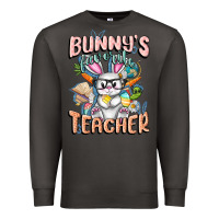 Smoke Bunny's Favorite Teacher Easter Day Premium Sweatshirt - FaDigitalArtStudio