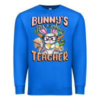 True Royal Bunny's Favorite Teacher Easter Day Premium Sweatshirt - FaDigitalArtStudio
