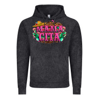 Vintage Black vibrant fiesta typography Vintage Hoodie - LillyAllenDesigns