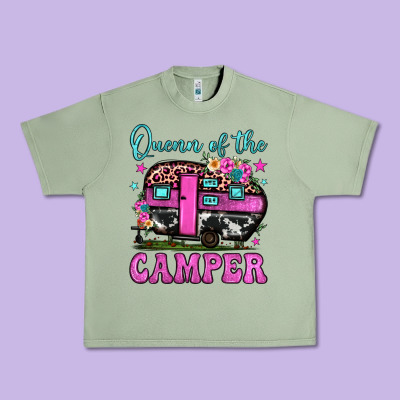 Queen Of The Camper Urban Heavy Tee Designed By Jahusdesignshop