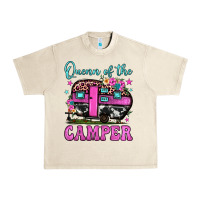 Sandshell queen of the camper Urban Heavy Tee - JahusDesignShop