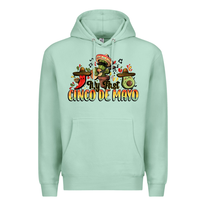 My First Cinco De Mayo Premium Hoodie by FaDigitalArtStudio | Teevron