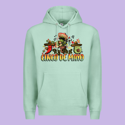 My First Cinco De Mayo Premium Hoodie Designed By Fadigitalartstudio