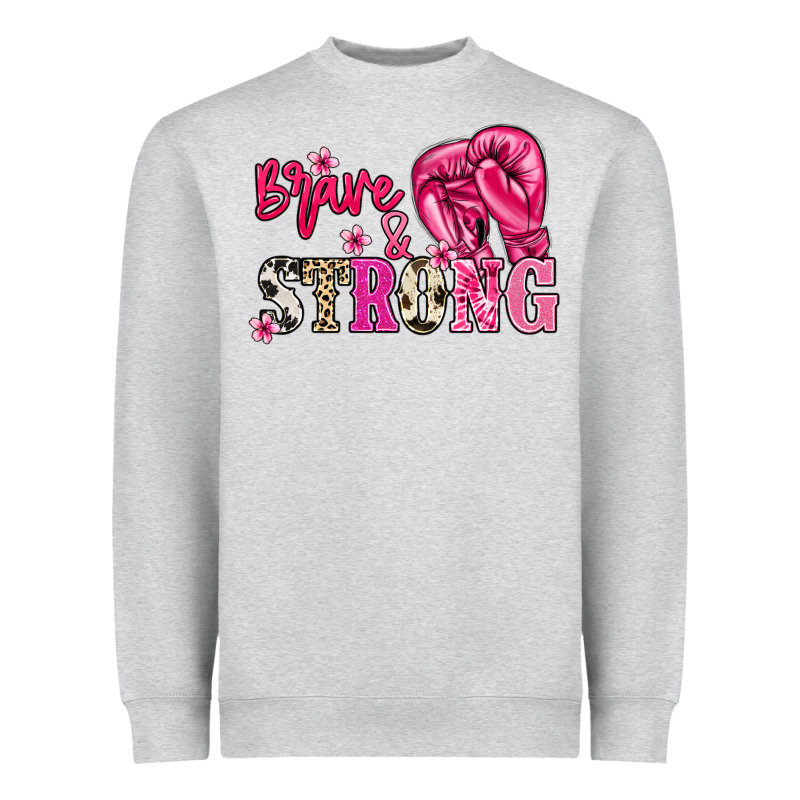 Brave And Strong Heavyweight Sweatshirt by NancyCooperArtShop | Teevron