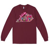 Burgundy Pink Kentucky Long Sleeve Tee - Bettercallsaul