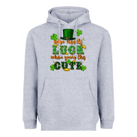 Heather Grey who needs luck when you're this cute Heavyweight Hoodie - FaDigitalArtStudio
