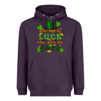 Plum who needs luck when you're this cute Heavyweight Hoodie - FaDigitalArtStudio