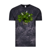 Cloud Black Peace Lily Vintage Tee - LillyAllenDesigns