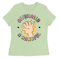 Matcha officially a handful Ladies Tee - MaliasSmallBusiness
