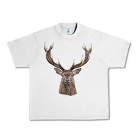 Lunar Rock elk deer head Urban Heavy Tee - LillyAllenDesigns
