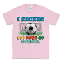 Bubblegum Pink i kicked 100 days of school Classic Tee - LillyAllenDesigns