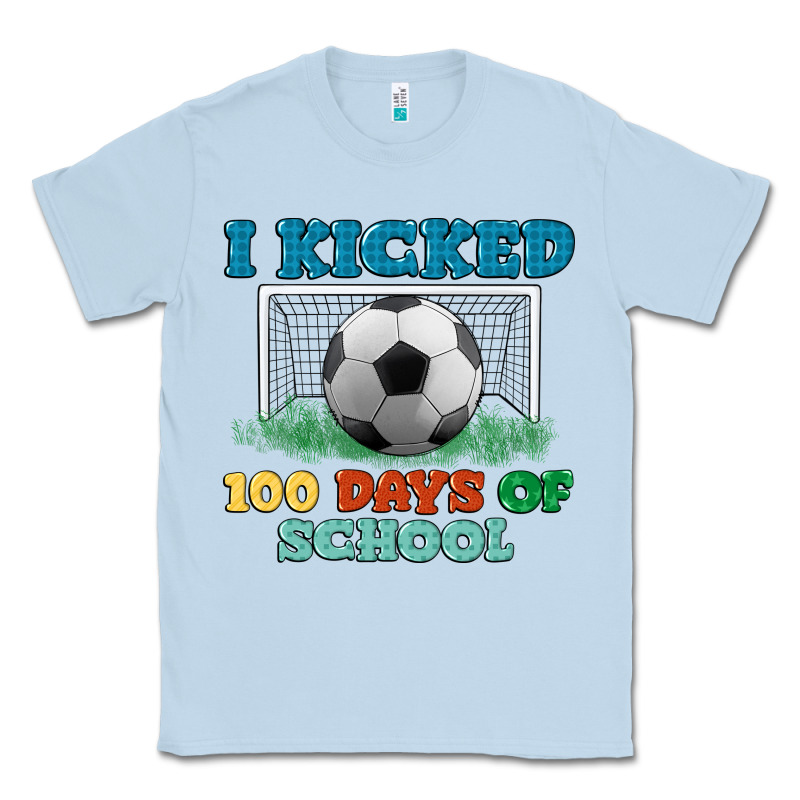 I Kicked 100 Days Of School Classic Tee by LillyAllenDesigns | Teevron