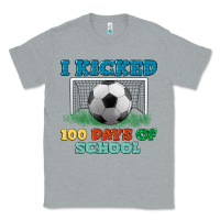 Heather Grey i kicked 100 days of school Classic Tee - LillyAllenDesigns