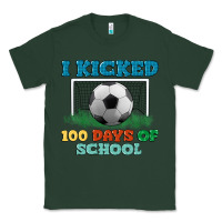 Sports Green i kicked 100 days of school Classic Tee - LillyAllenDesigns