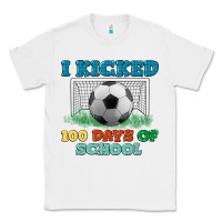 White i kicked 100 days of school Classic Tee - LillyAllenDesigns
