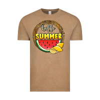 Vintage Coffee hello summer watermelon Vintage Tee - JahusDesignShop