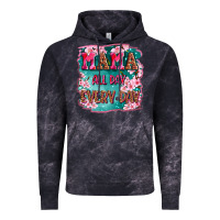 Cloud Black mama all day everyday Vintage Hoodie - LillyAllenDesigns