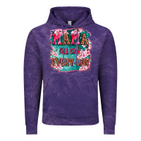 Cloud Purple mama all day everyday Vintage Hoodie - LillyAllenDesigns
