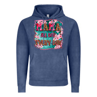 Vintage Denim mama all day everyday Vintage Hoodie - LillyAllenDesigns