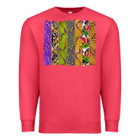 Cardinal Mardi Gras Brushstrokes Premium Sweatshirt - BundleAndBundleShop