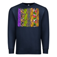 Navy Mardi Gras Brushstrokes Premium Sweatshirt - BundleAndBundleShop