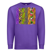 Purple Mardi Gras Brushstrokes Premium Sweatshirt - BundleAndBundleShop