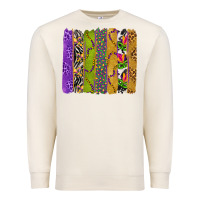 Sandshell Mardi Gras Brushstrokes Premium Sweatshirt - BundleAndBundleShop