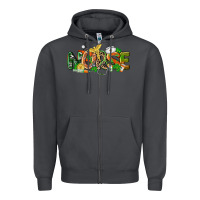 Smoke St. Patrick's Day Nurse Zipper Hoodie - CowGirlArtShop