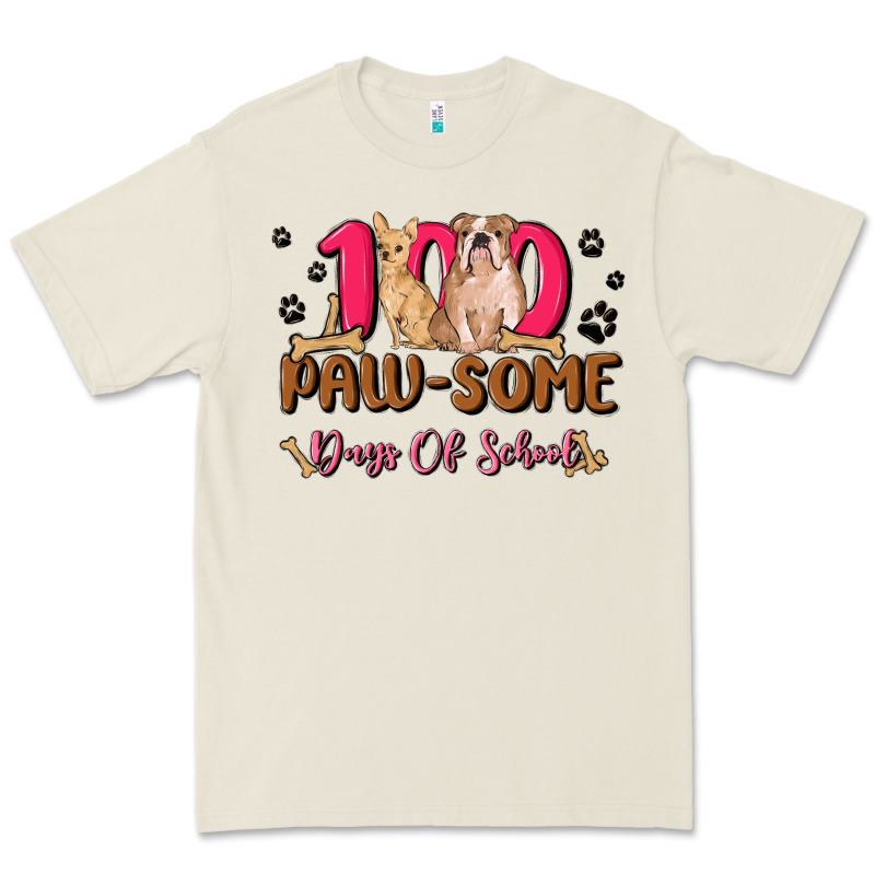 100 Paw Some Days Of School Premium Tee by MaliasSmallBusiness | Teevron