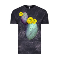 Cloud Black Opunthia Santa Rita Cactus Vintage Tee - LillyAllenDesigns