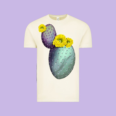 Opunthia Santa Rita Cactus Vintage Tee Designed By Lillyallendesigns
