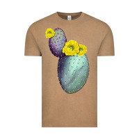 Vintage Coffee Opunthia Santa Rita Cactus Vintage Tee - LillyAllenDesigns