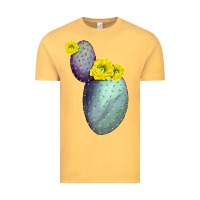 Vintage Mustard Opunthia Santa Rita Cactus Vintage Tee - LillyAllenDesigns