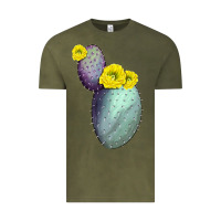 Vintage Olive Opunthia Santa Rita Cactus Vintage Tee - LillyAllenDesigns