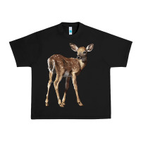 Black white tailed fawn deer Urban Heavy Tee - LillyAllenDesigns