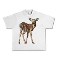 Lunar Rock white tailed fawn deer Urban Heavy Tee - LillyAllenDesigns
