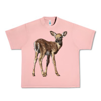 Salmon white tailed fawn deer Urban Heavy Tee - LillyAllenDesigns