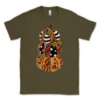 Army Green leopard pumpkin polka dot sunflower Classic Tee - JahusDesignShop