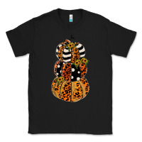 Black leopard pumpkin polka dot sunflower Classic Tee - JahusDesignShop