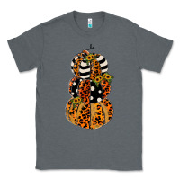 Charcoal Heather leopard pumpkin polka dot sunflower Classic Tee - JahusDesignShop