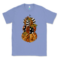 Colony Blue leopard pumpkin polka dot sunflower Classic Tee - JahusDesignShop