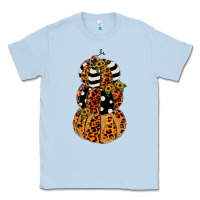 Dusty Blue leopard pumpkin polka dot sunflower Classic Tee - JahusDesignShop
