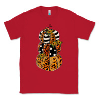 Red leopard pumpkin polka dot sunflower Classic Tee - JahusDesignShop